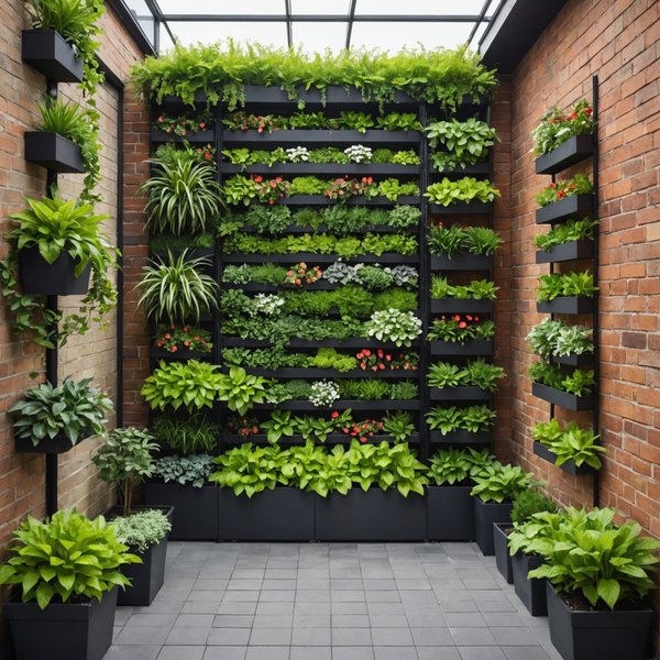 Comment concevoir un jardin vertical pour maximiser l'espace dans une petite cour?