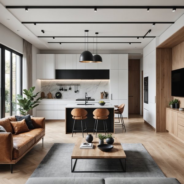 Comment concevoir une cuisine ouverte sur le salon fonctionnelle et esthétique?