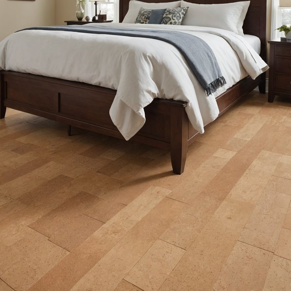 Quelle est la meilleure méthode pour installer un plancher en liège dans une chambre à coucher?